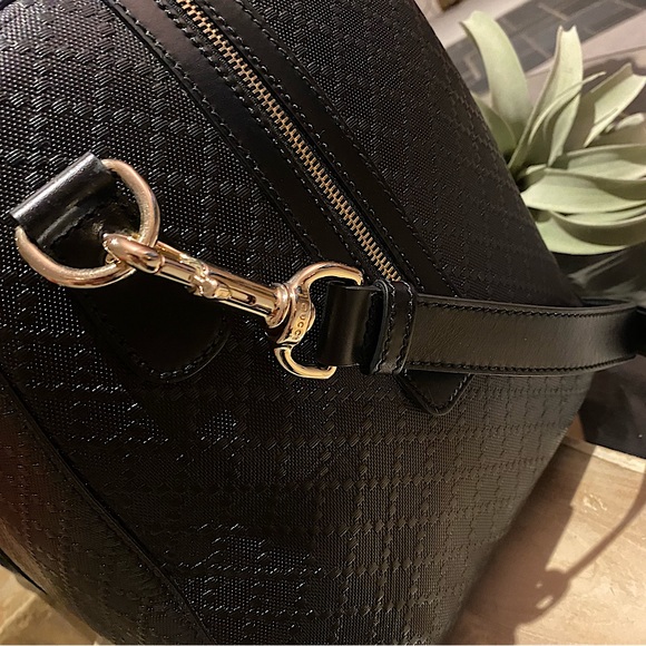 🔥Gucci Diamanté Leather Duffle - Picture 12 of 17